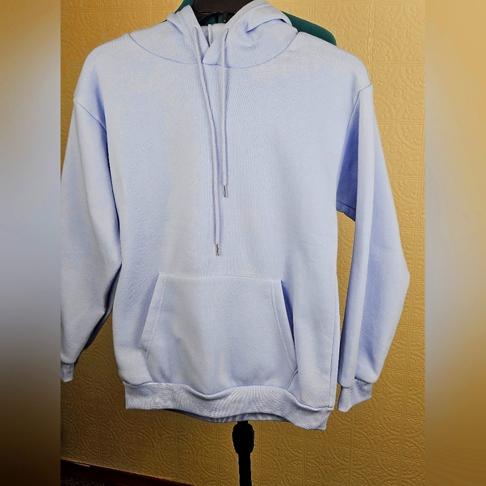 Shein- new with tag periwinkle sweatshirt with hood